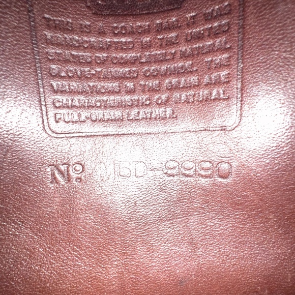 Coach Vintage Small Framed Pouch Crossbody 9990 - Dark chocolate brown - Picture 5 of 7